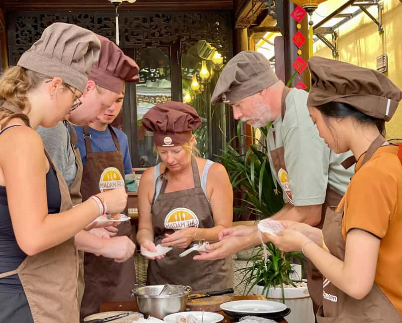 Hue City: Cyclo, Market Tour & Cooking Class at Madam Thu - What the teaching is like
