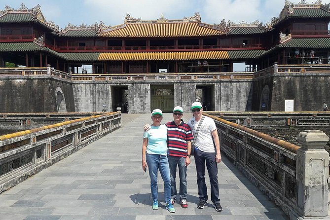 Hue City Day Tour with Dragon Boat from Hue or Danang, Hoi An - Thien Mu Pagoda beside the Perfume River
