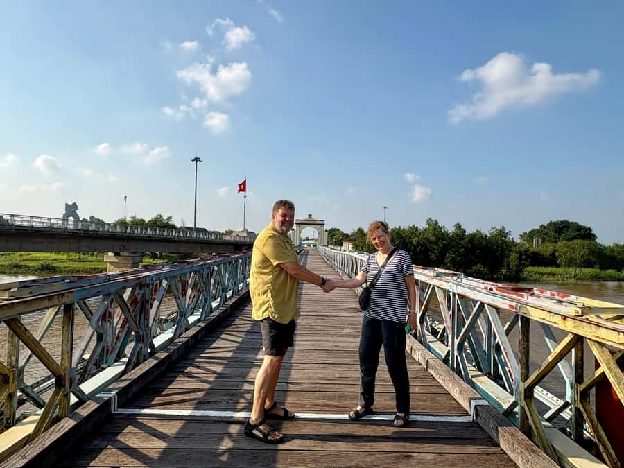 Hue: DMZ Half-Day Tour by Private Car to Vinh Moc Tunnels - Leaving Hue in a private car