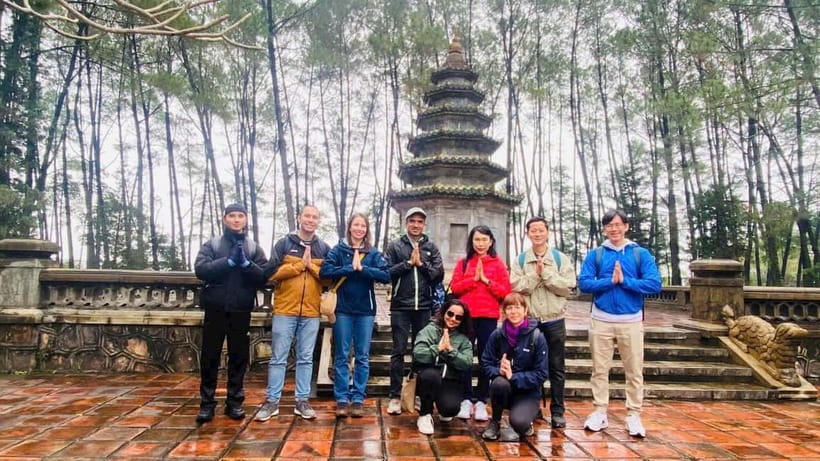 Hue: Dragon Boat, Perfume River, Pagoda & Royal Tomb Tour - Driver, guide, car, and group experience