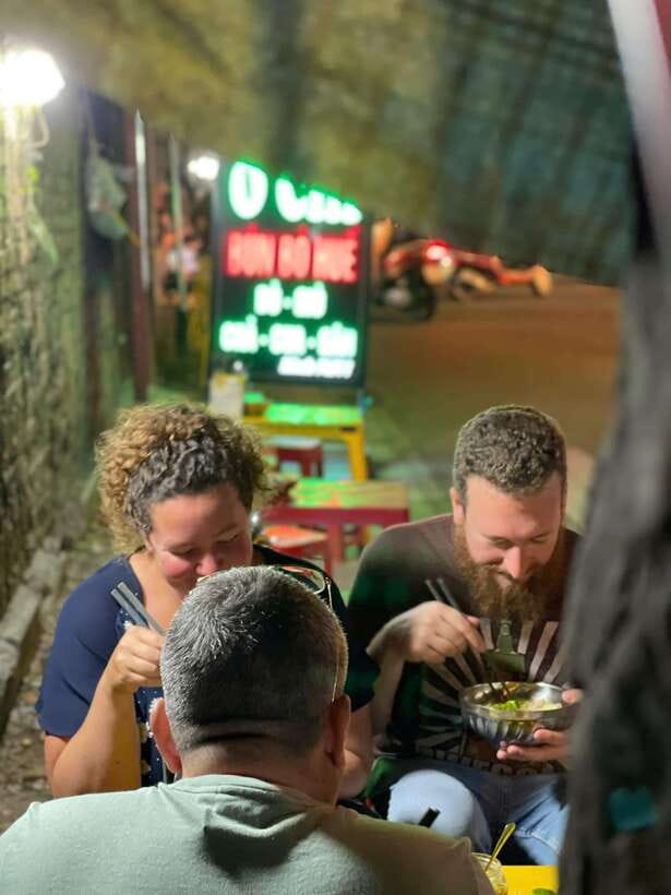 Hue: Guided Local Food Tour with Stories - Stop four: 114 Dinh Tien Hoang