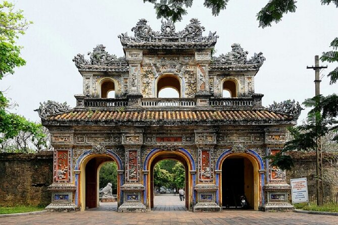 Hue: Imperial City Walk, Motorbike Tour & Private Car Options - Tiger Arena, Hai Van Pass, and Marble Mountains