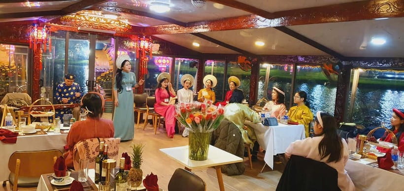Hue: Perfume River Dinner Cruise with Traditional Show - The eight-course Hue dinner