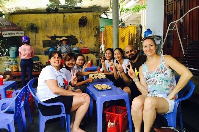 Hue Street Food Tour At Night By Scooter - Making your own khot cake roll