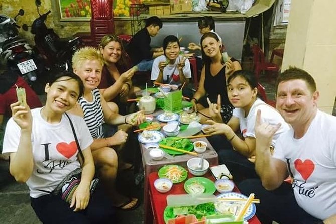 Hue Street Food Tour At Night By Scooter - What the guide adds to the meal