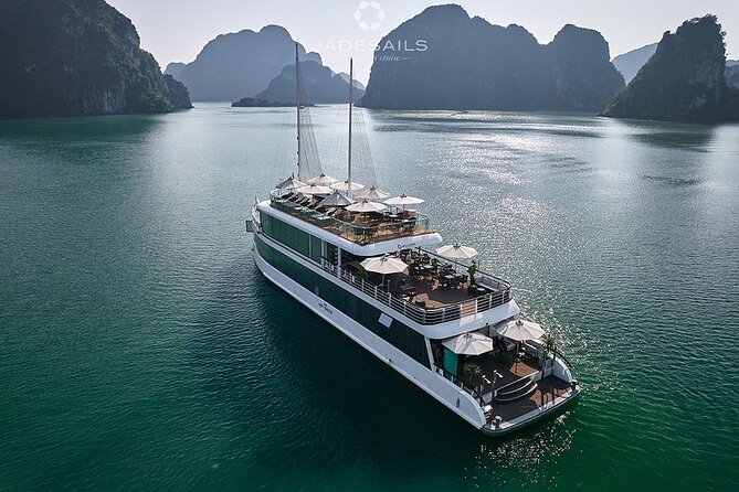 Jade Sails – Halong & Lan Ha Bay The Most Luxurious Day Tour - Ha Long Bay from the upper deck