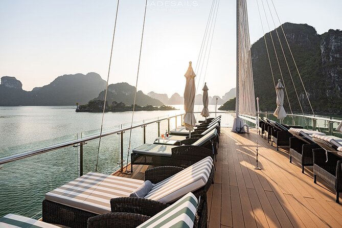 JADESAILS CRUISE-The Most Luxurious Day Tour in Ha Long Bay & Lan Ha Bay - Sunset party, music, and the return ride