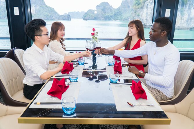 La Casta Cruise - Luxury Day Tour in Halong Bay (Expressway- Limousine) - Kayaking or bamboo boating at Luon Cave
