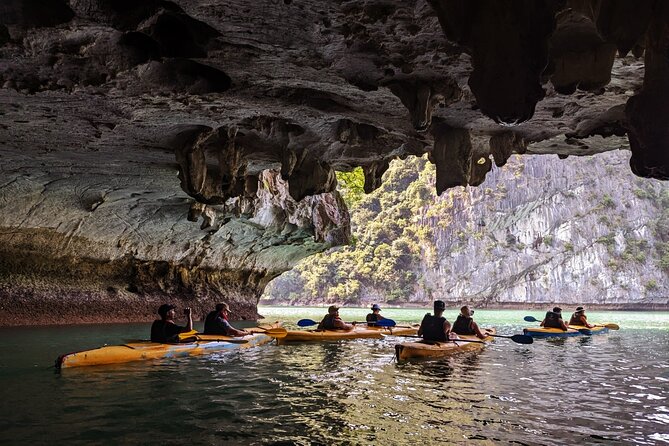 Lan Ha Bay day tour from Cat Ba, Hanoi - Serenity Boutique Cruise - Cai Beo Fishing Village and the first hour on the bay