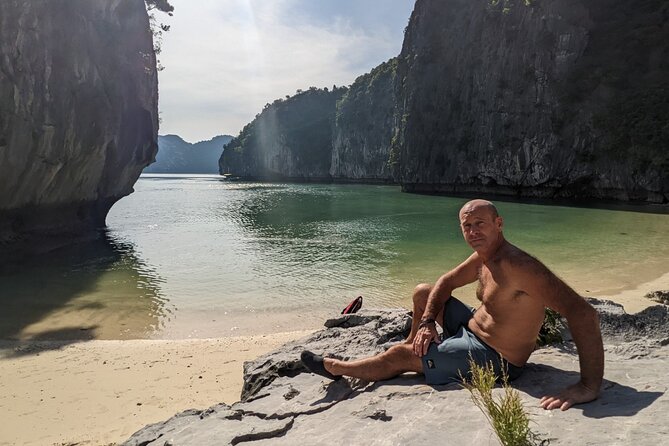 Lan Ha Bay Day Tour from Hanoi & Cat Ba Town - Serenity Boutique - Kayaking at Dark and Light Cave