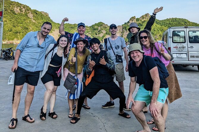 Lan Ha Bay Full Day Boat Tour from Hanoi/ Cat Ba - A working fish farm and life on the water