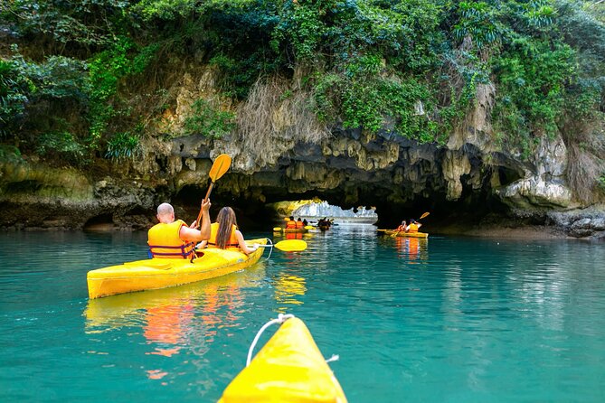 Lan Ha Bay Full Day Boat Tour from Hanoi/ Cat Ba - Spring rolls as the sun goes down