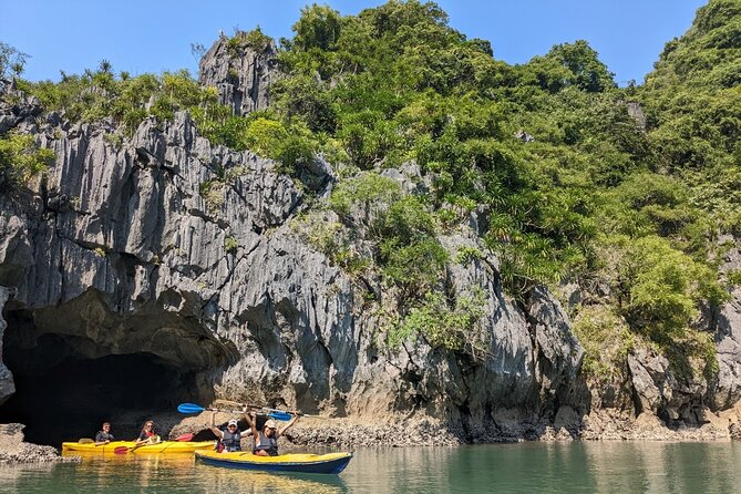 Lan Ha Bay Full-Day Cruise Tour from Hanoi - Serenity Boutique - Swimming at Ba Trai Dao