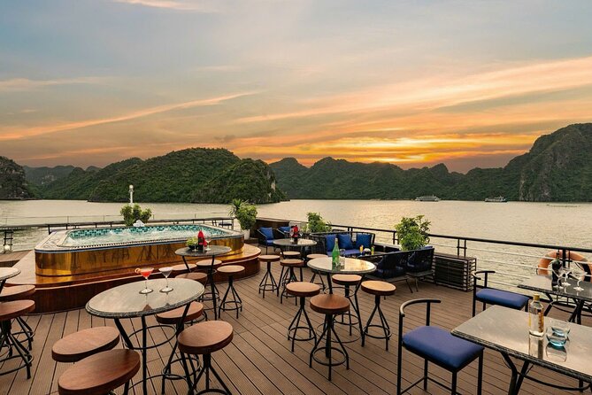 Lan Ha - Ha Long Bay 5Star cruise-Private balcony cabin 2day trip - Trung Trang Cave and Cat Ba Island
