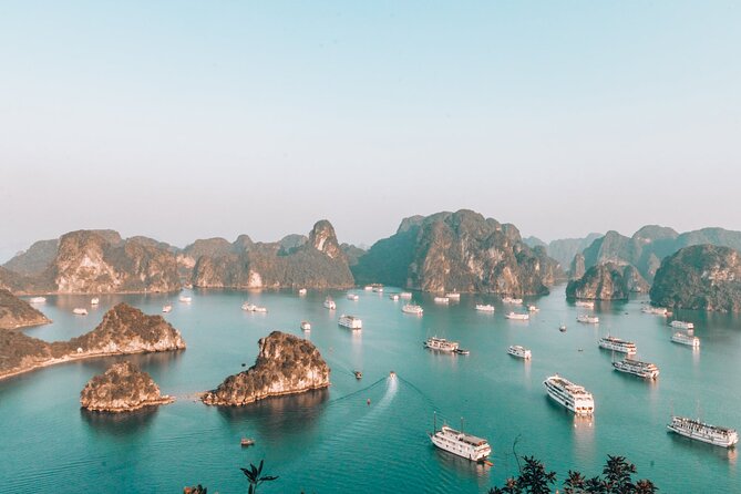 LIKE A BOSS-Luxury options-2d/1n All inclusive in Halong Bay - Day one: limestone towers, lunch, and the first bay views