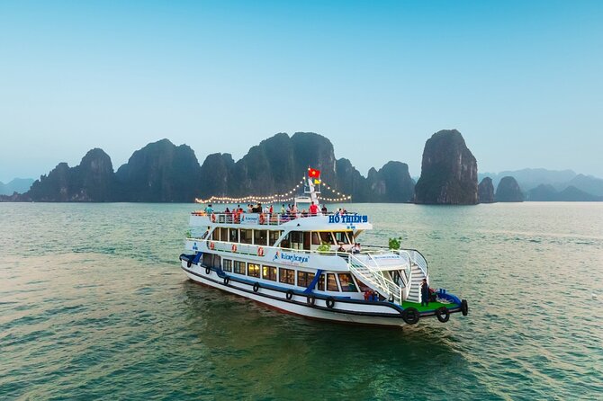 LUXURY Halong Bay Cruise 5 Stars Full Day Tour with Buffet Lunch - Boarding at Tuan Chau Harbor around noon