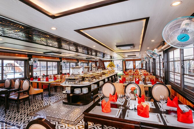LUXURY Halong Bay Cruise 5 Stars Full Day Tour with Buffet Lunch - Returning to Hanoi after 5:45 pm