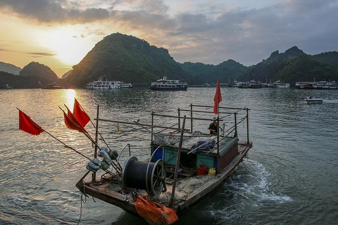 Magical Sunset and Evening with glowing plankton by Cat Ba Local - Value at $40 per person