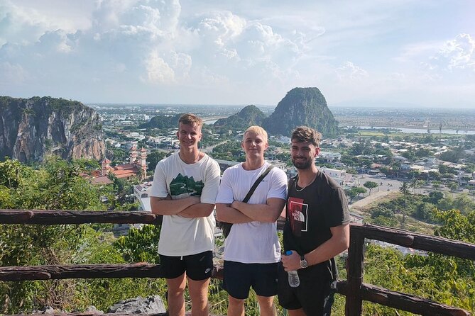 Morning Small group to Marble Mountains - Am Phu Cave - Monkey Mountain - Lunch, driving, and the small-group setup