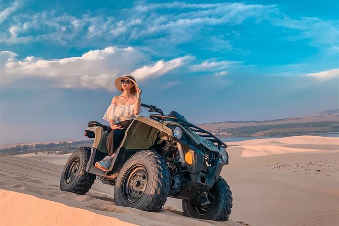 Mui Ne: Sand Dunes Jeep Tour Friendly Service with ATV Option - White Sand Dunes: arrive early for the best hour
