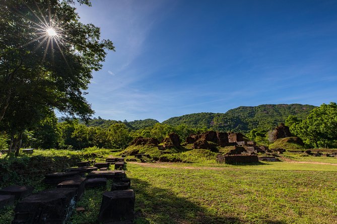 My Son Sanctuary And Marble Mountains Full-day Tour - My Son’s red-brick temples before the heat