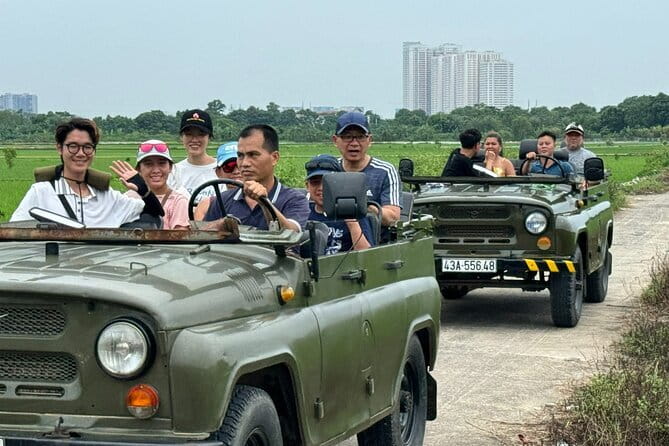 Ninh Binh Army Jeep see Highlight Start From Hanoi By Limousine - Tam Coc is the starting point, not the whole show