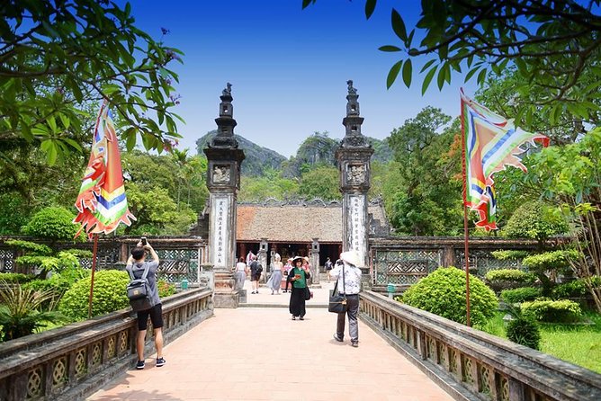 Ninh Binh Daily Tour: Hoa Lu - Am Tien Cave- Trang An boat ride - The morning ride and arrival at Hoa Lu