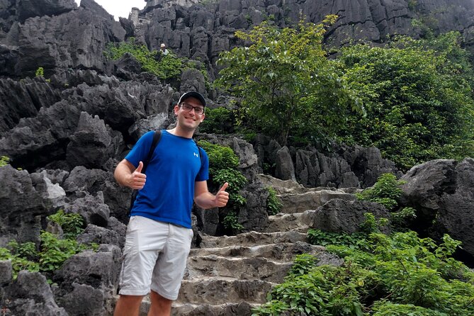 Ninh Binh Full Day Tour Group 8 (Trang An- Bich Dong- Mua cave) - The climb to Mua Cave viewpoint