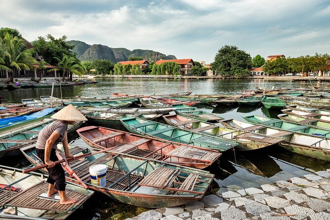 Ninh Binh Group Tour of 11 from Hanoi via Mua Cave Tam Coc Hoa Lu - Hoa Lu adds context to the scenery