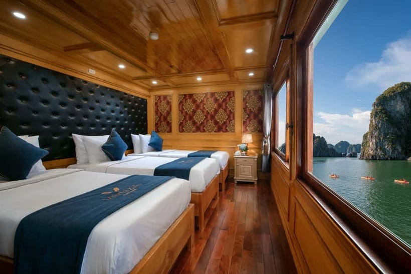 Ninh Binh: Lan Ha Bay 2D 1N cruises- bike tour, kayak, meals - Cabin comfort and onboard atmosphere