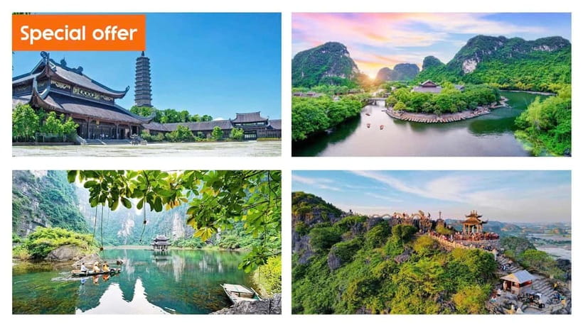 Ninh Binh Private Tour: Bai Dinh-Trang An/Tam Coc-Mua Cave - Hoa Lu and the old royal center
