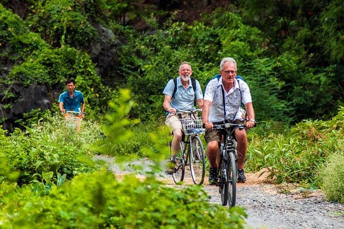 Ninh Binh Tour Hoa Lu Tam Coc Full Day: Biking,Boating,Tickets,Lunch, Limousine - A short bike ride through villages and rice fields