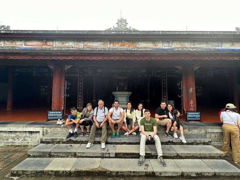 Official Hue: Dragon Boat, Imperial Citadel, & Market tour - Khai Dinh’s ornate mausoleum