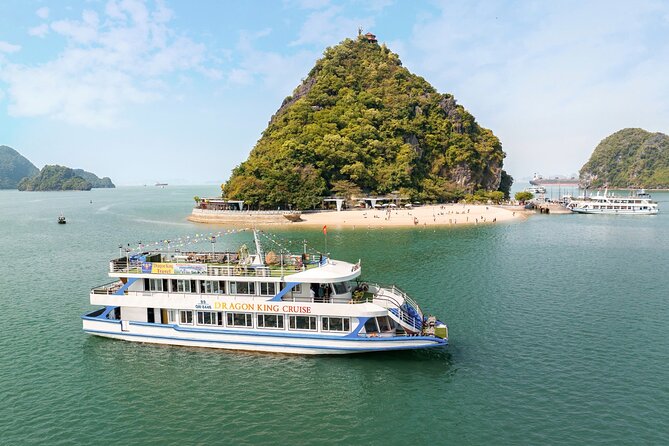One Day Deluxe Boat Trip in Ha Long Bay - Ti Top Island for swimming or a high view