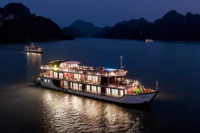 Orchid Premium Cruises Halong Bay 2Days/1Night With 5 Star - Boarding Orchid Cruises at Tuan Chau Marina