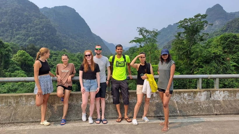 Phong Nha: Cave Exploration and Zipline Dark Cave Tour - Walking into Paradise Cave