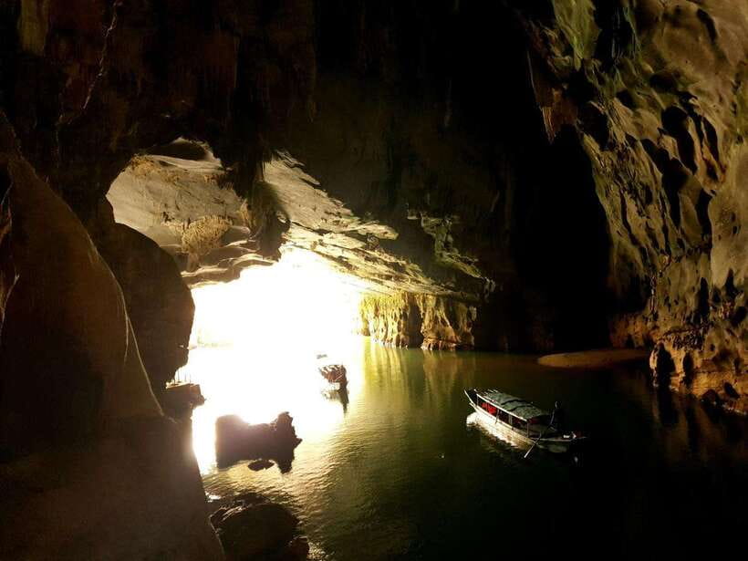 Phong Nha: Cave Exploration and Zipline Dark Cave Tour - Ziplining over the Chay River