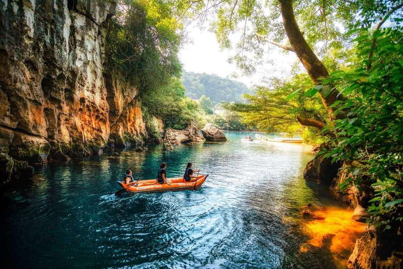 Phong Nha: Zipline Dark Cave & Paradise Cave Exploration - Paradise Cave begins with a tram and a forest climb