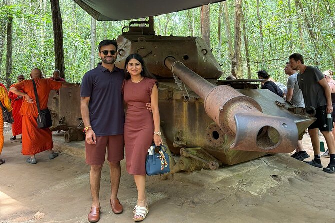 Private Cu Chi Tunnels Half Day Adventure Tour - Food, drinks, and the VIP choice