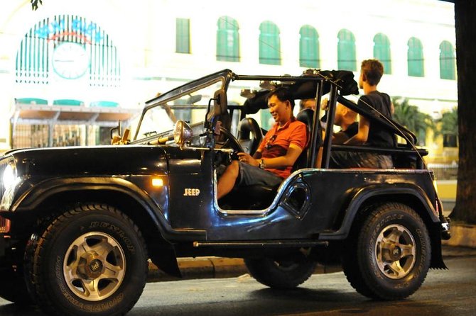 Private Jeep City Tour Saigon by Night and Skybar Drink - What the guide adds