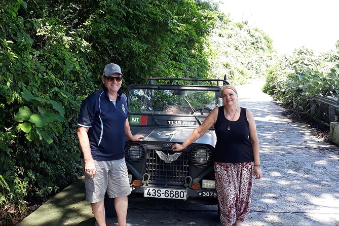 Private Jeep tour Monkey Mountains -Son Tra and Marble by SUV car - Linh Ung Pagoda and the 67-metre Guanyin