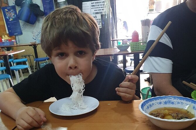 Private kid-friendly Hanoi food tour with a taste of great dishes - The private format and family pace