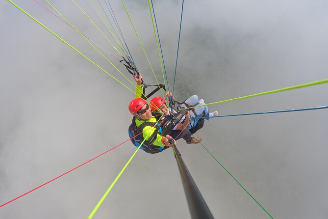 Private Paragliding Experience in Da Nang - Preparing for takeoff at 550 meters