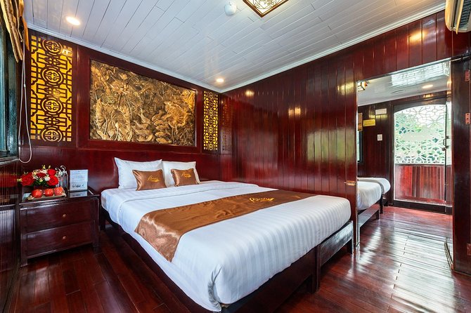 Renea Cruises - BEST Small Boat in Bai Tu Long & Halong Bay - Settling aboard with Vietnamese meals and bay views