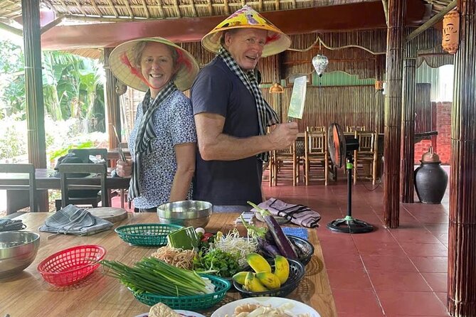 RICE PAPER Noodle Making Experience & Hoi An Cooking Class Class - Cooking Vietnamese dishes with Chef Tim
