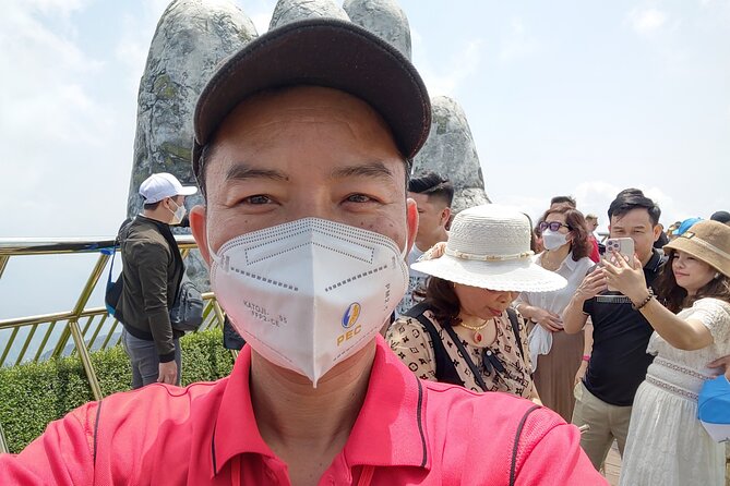 Round trip Transfer from Danang to Ba Na hills for Golden Bridge - A cable-car ride before the famous hands