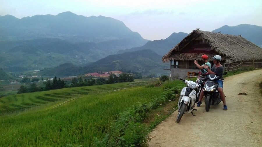 Sa Pa: Private Guided Tour on a Motorbike with Lunch - The waterfall that feeds the valley