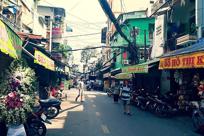 Saigon Afternoon Unseen Street Food by Scooter |Opt: Ao Dai Rider - Coffee beneath a former weapons bunker