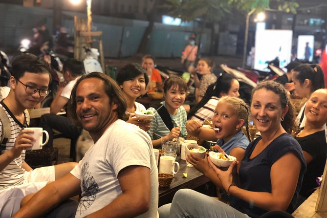 Saigon Evening Food Tour by Scooter - First stop: grilled pork noodles in southern style