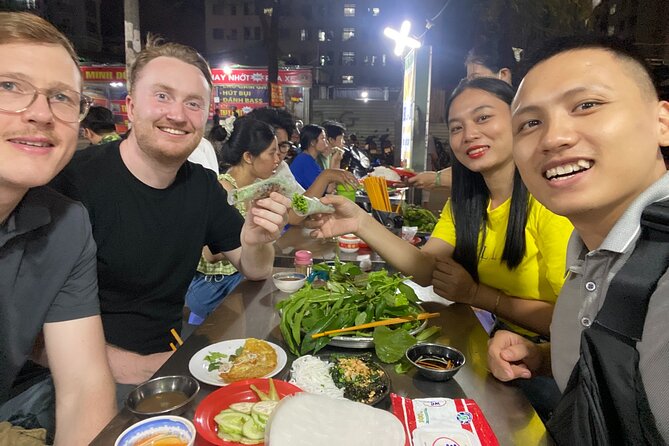 Saigon Food Tour by Scooter with Eleven Tastings - District 3 starts with grilled banana sticky rice